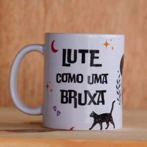 LUTE COMO UMA BRUXA - CANECA